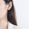 Smiley Face Earrings Thai Silver Female Retro Old Smile Expression Simple Fashion Personalized Earrings