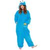 SAZAC Character Fleece Kigurumi Sesame Street Cookie Monster