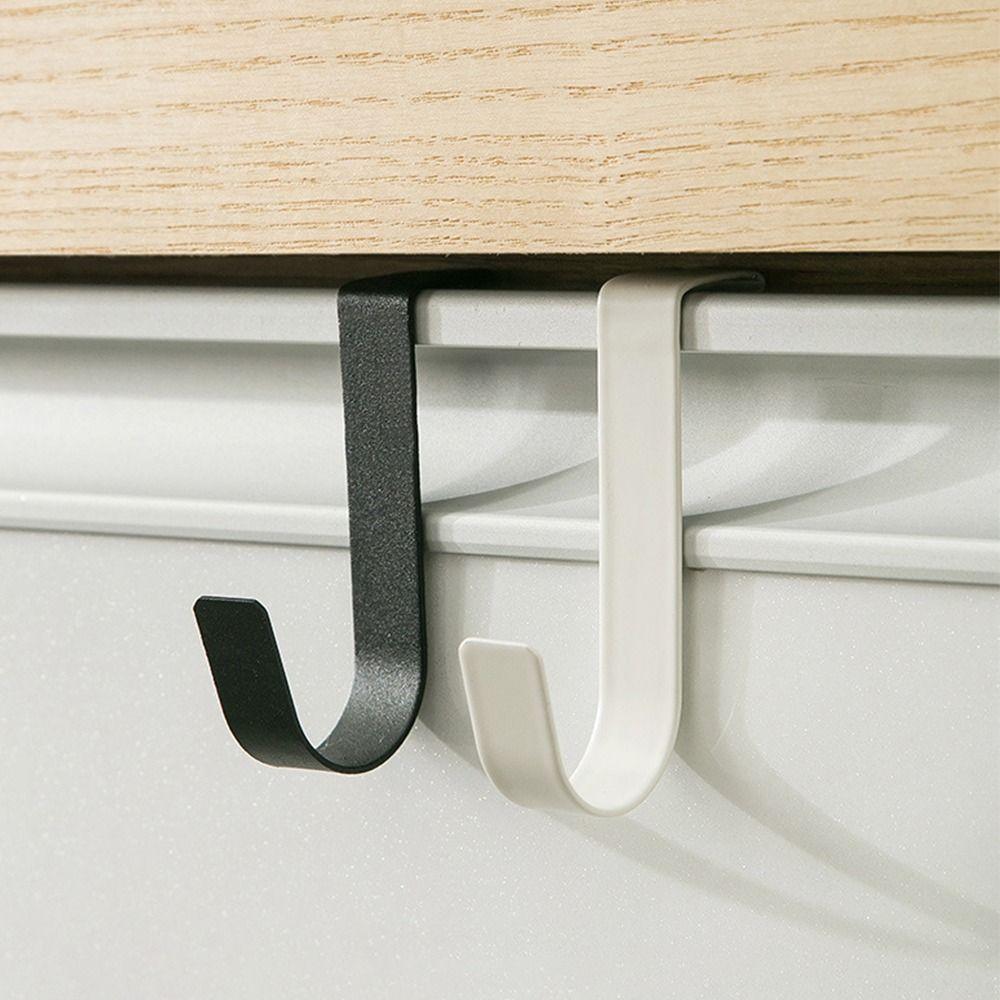 Space Saving S Shaped Hook Heavy Duty Drawer Cabinet Hook New Door Back Hook for Kitchen Bathroom