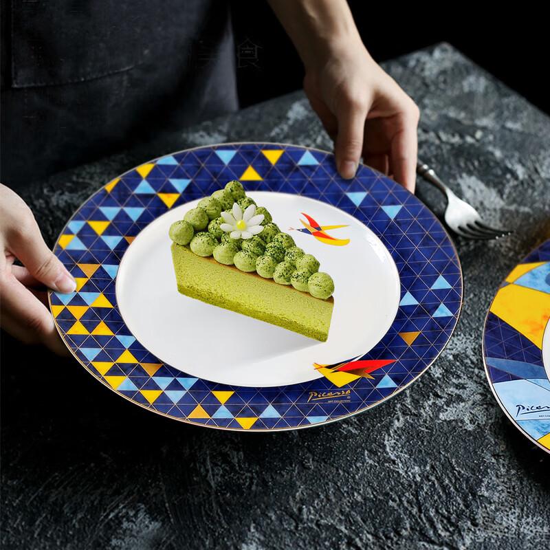 PICASSO Porcelana Kostna 'Latająca' Zachodni Zestaw Obiadowy