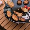 Grillgitter Camping Kochen Backnetz Edelstahl Abkühlgitter Drahtgitter Kuchengitter Feuer Kochen Grill Indoor Outdoor