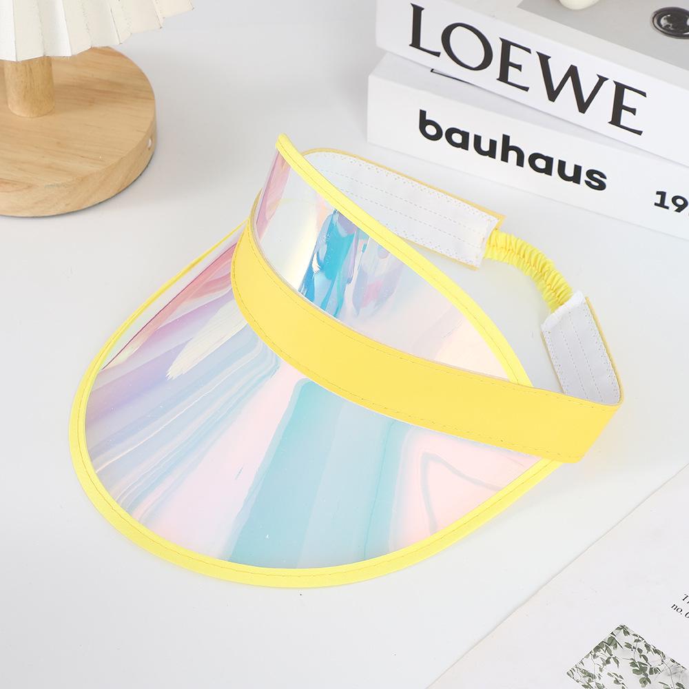 Sonnenhut mit breiter Krempe in Bonbonfarben - UV-Schutz Sportvisier