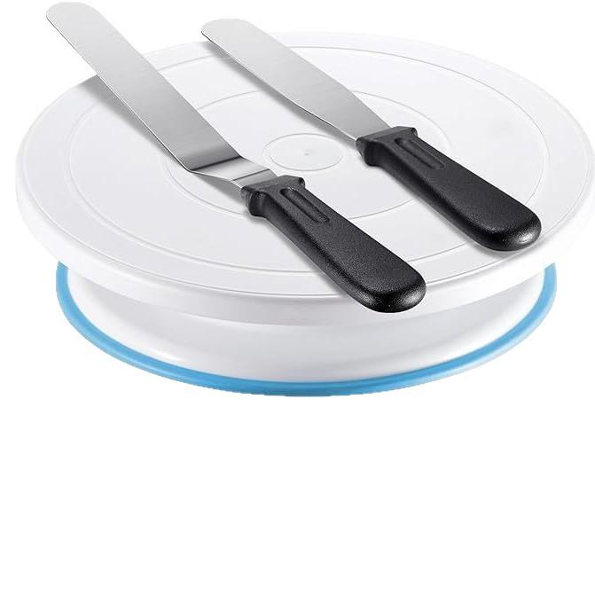255-Piece Cookie and Cake Piping Set: Turntable, Baking Tools, Bags, and Scraper