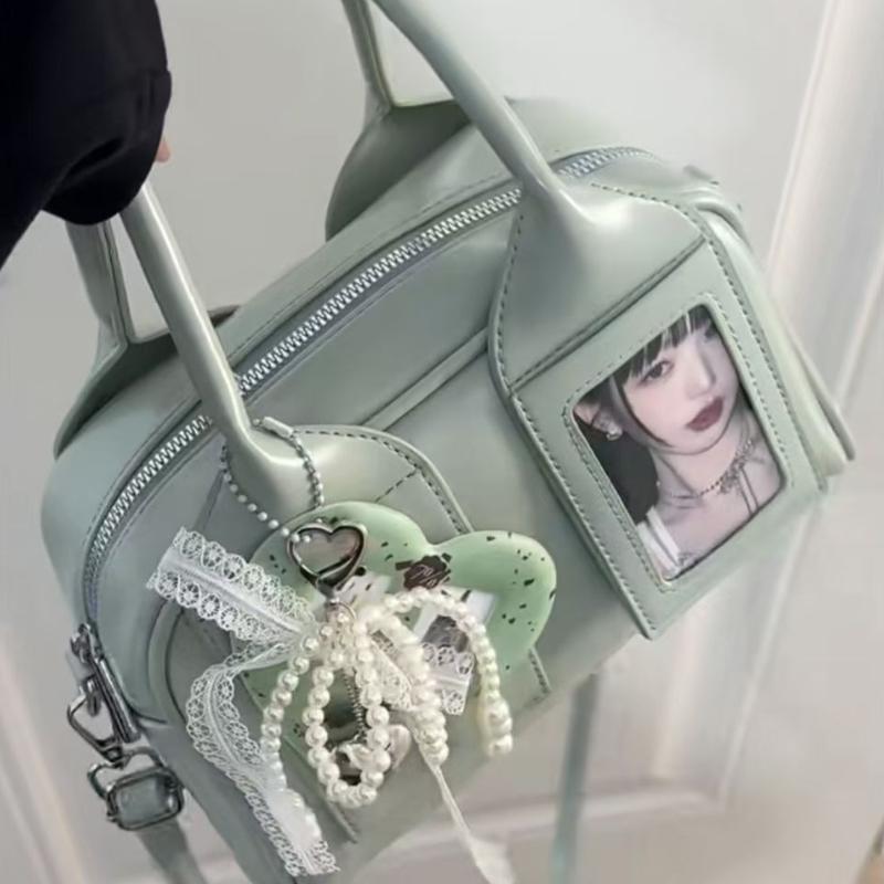 Y2K Itabag Harajuku Shoulder Bag Women Korean Transparent 2026 New Crossbody Bag Female Japanese Designer Trend Handbag Purse