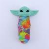 Baby Yoda Figure Model Toy Cute Cartoon Craft Miniature Figurine Ornament Collectible Star War Cartoon Alien Figure Silicone Pipe Christmas Gift