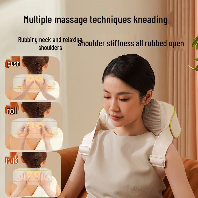 HEZHENG Smart Neck and Shoulder Massager CN Plug (adapter Included)
