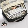 Storage Box Pencil Case 90° Opening Big Pen Bag Aesthetic Stationery Storage Bag  Cosmetic Bag