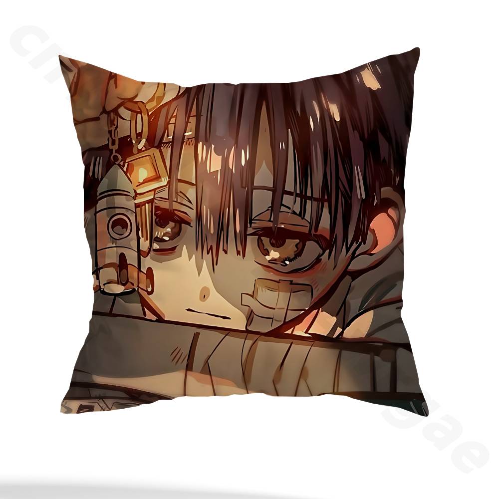 T-Toilet-bound Hanako-kun Pillow Case Pillow Case Living Room Sofa Cushion Cover Suitable For Home Bedroom Room Decoration