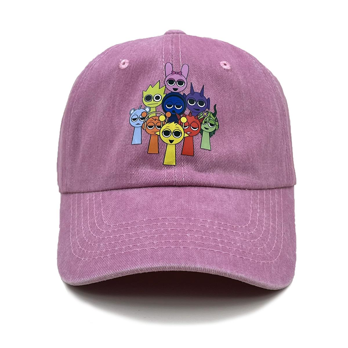 Rhythm Box Baseball Cap Washed Baseball Cap Summer Outdoor Leisure Sports Adjustable