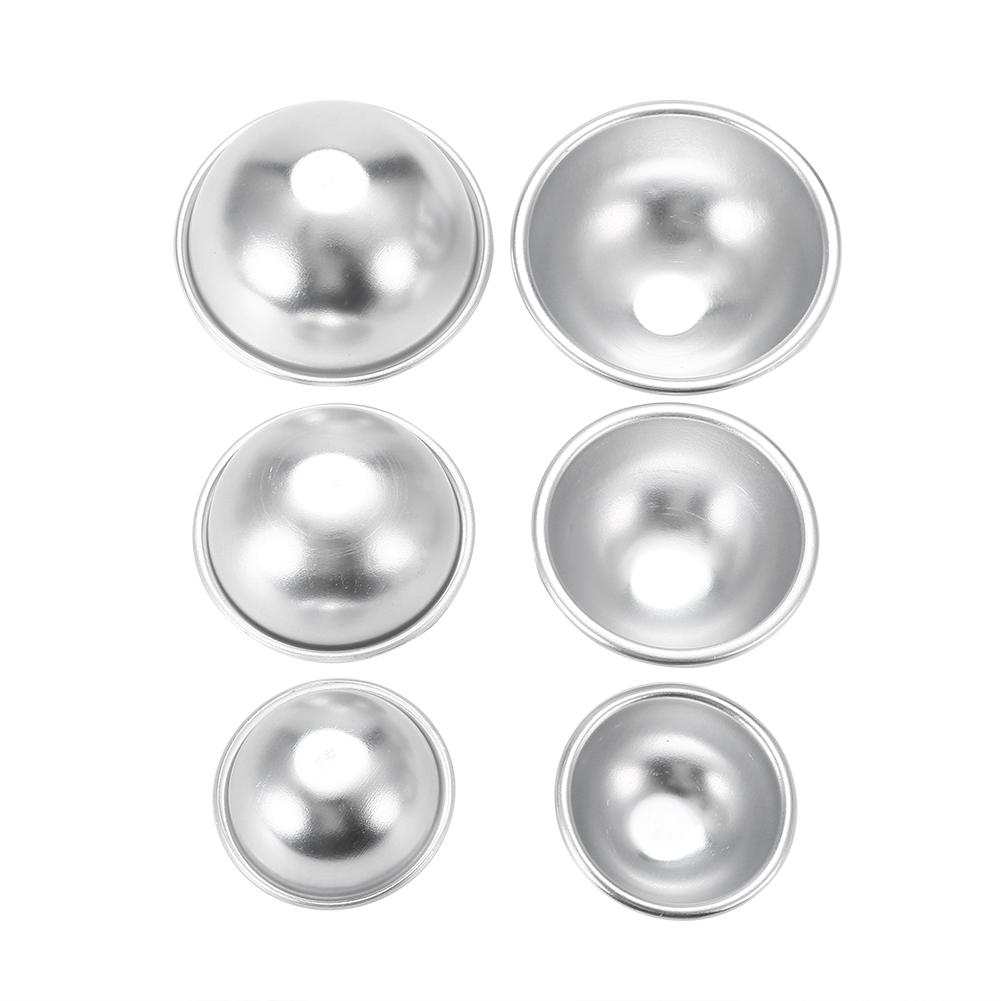 Handmade Aluminium Alloy Bath Bomb Molds Fizzy Crafting DIY Cake Mould Tools