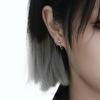 925 Silver Hypoallergenic Star Cross Earrings Fashion Unique Design Gothic Style New Trendy Versatile Earrings Jewelry for Women