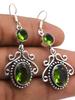 Peridot Gemstone Ethnic Handmade Drop Dengle Earring Jewelry ER 207