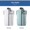 Unisex Summer Sleeveless Cooling Vest for Outdoor and Construction Use