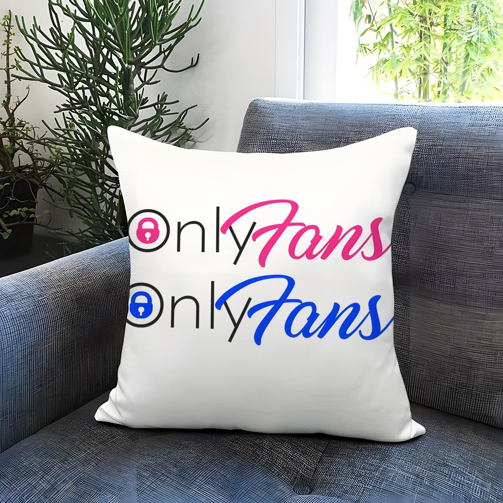 Trendy Oonlyfanses Cushion Cover Comfortable Reversible Pillow Cover Ideal for Car Sofa Bedroom Beyond