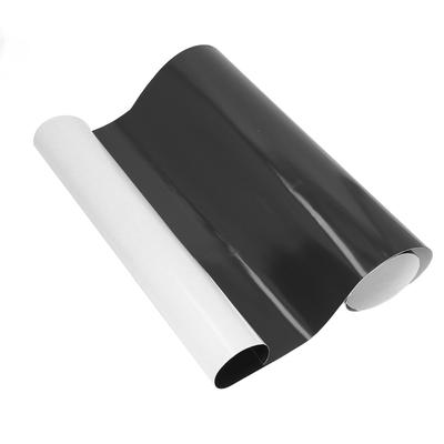 Schwarze Flexible Auto Magnet Gummiplatte 0,5 mm Dicke Kühlschrank Rückseite Selbstklebende Magnetrolle