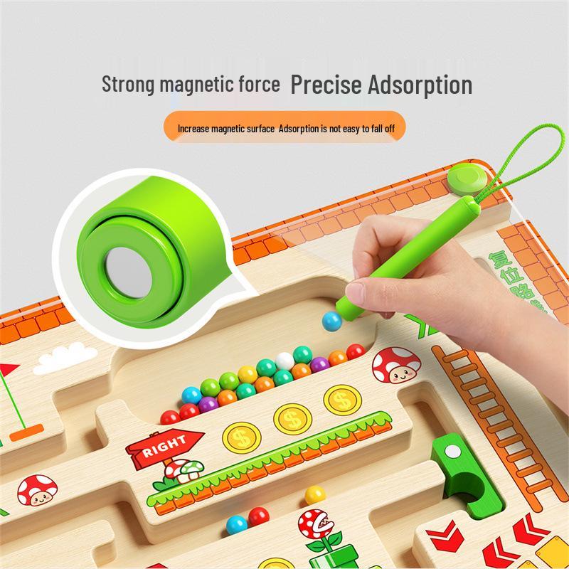 Children's 3D Magnetic Maze Game: Educational Brain & Concentration Trainer for Ages 3-6