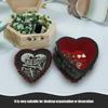 Halloweens Jewelry Organizers Heart Shaped Resin Box Craft Storage for Home Decoration and Accessories