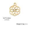 Teamer 5pcs Mini Breloque Cœur Breloques en Acier Inoxydable pour Fabrication de Bijoux Signe de la Paix Ruban Rouge Pendentif Bracelets Accessoires DIY