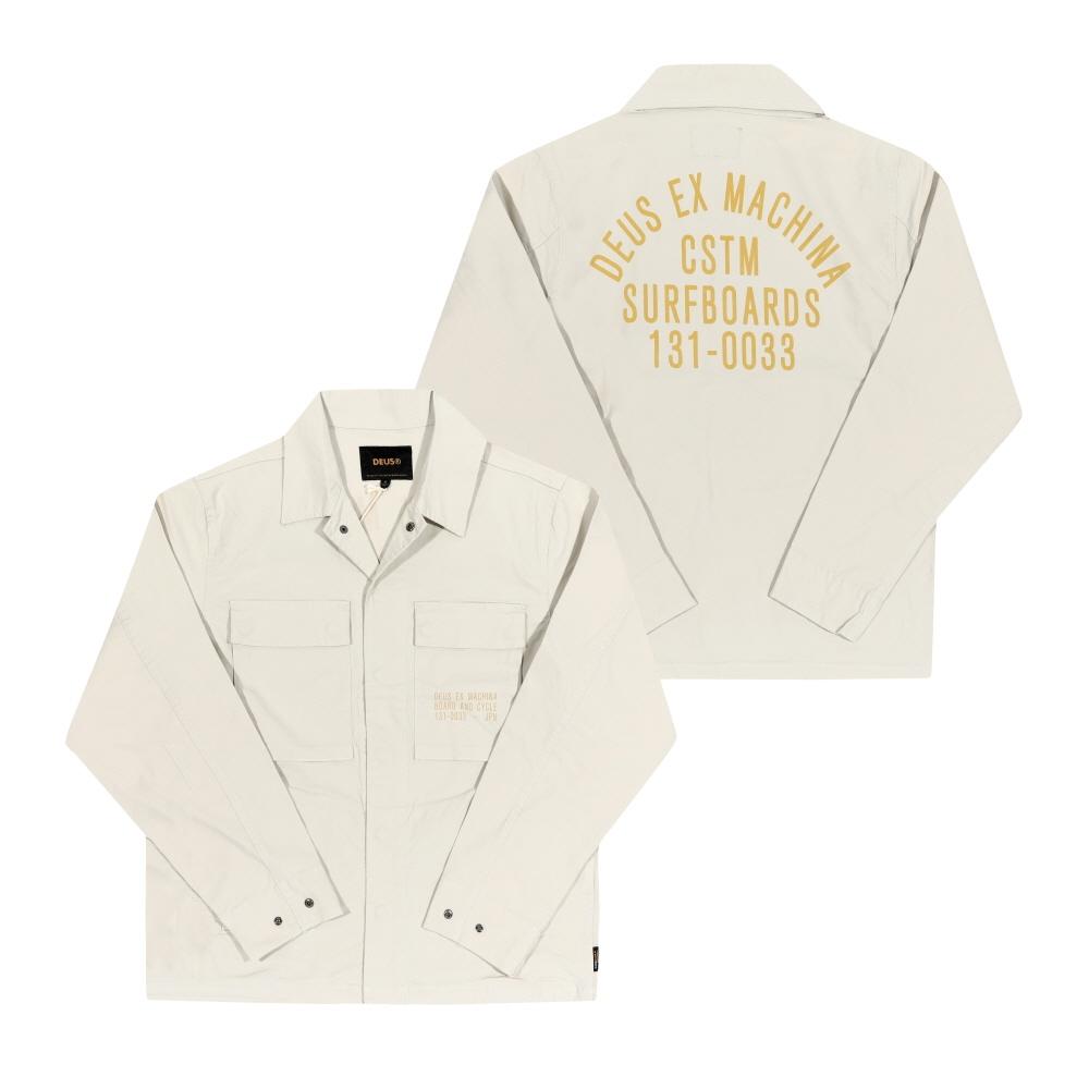 DeuS Ex Machina Tommy Poplin Surf Over Мужская рубашка Dmp255118 DMP255118 DWH (S)