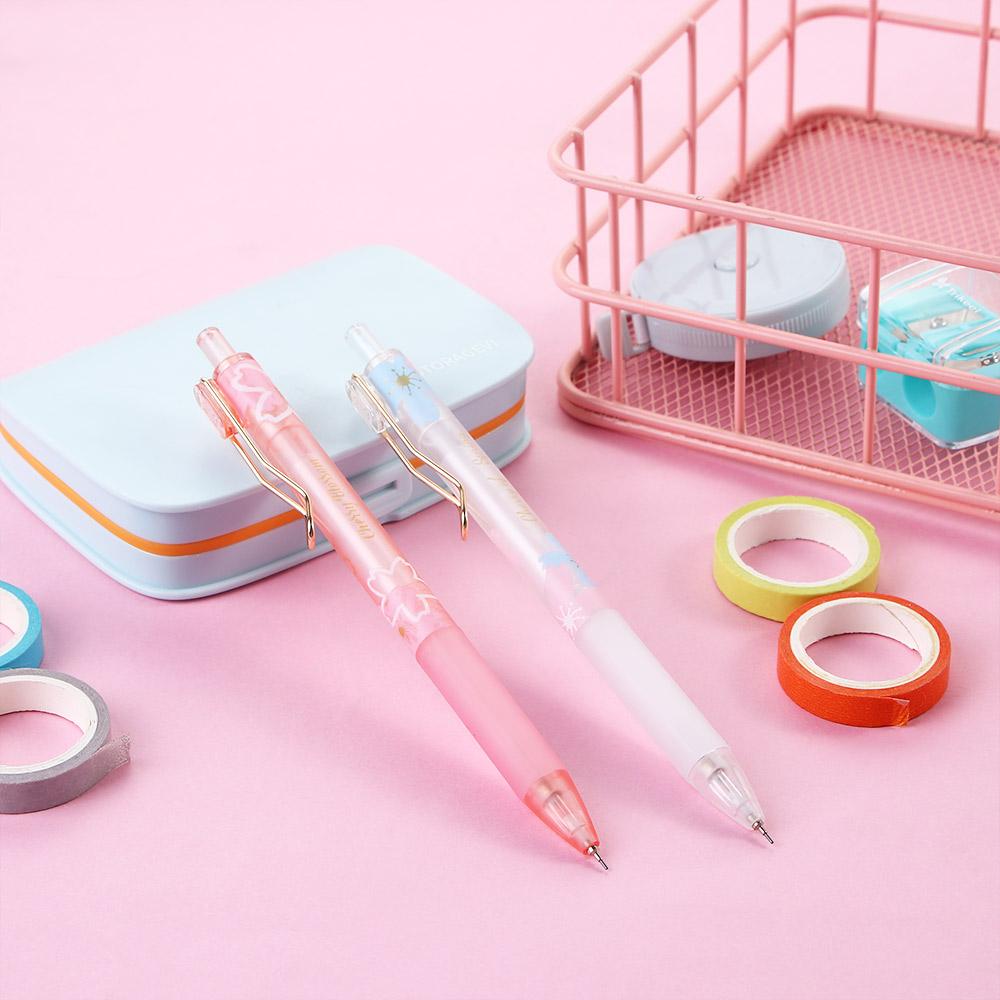 Sketch Cherry Blossoms Writing Pen Automatic Pencil Mechanical Pencil Sakura  Blossom Pencil
