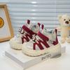 Kids Winter Fleece Lined Non Slip Soft Sole Toddler First Walking Sports Sneakers