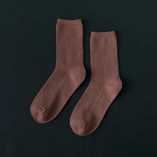 Harajuku Mode Damen Baumwollsocken Locker Gestapelt Leuchtend Neon Rosa Grün Bunt Lang Einfarbig Weich Fluoreszierend Socken