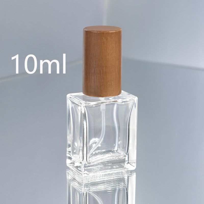 New Travel Portable Sample Wooden Lid Perfume Sub-Bottles