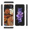 Halloween Fall Art Witch Cat Phone Case For Samsung Z Flip 6 7 5G Z Flip 5 Galaxy Z Flip 3 4 5G ZFlip Shockproof Hard Cover TPU