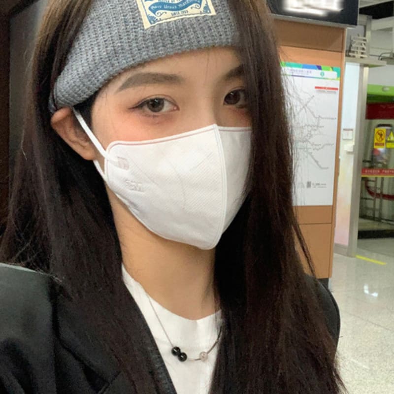 LOOKING4U On the Moment Original Signature Label Hairband C3 Gray