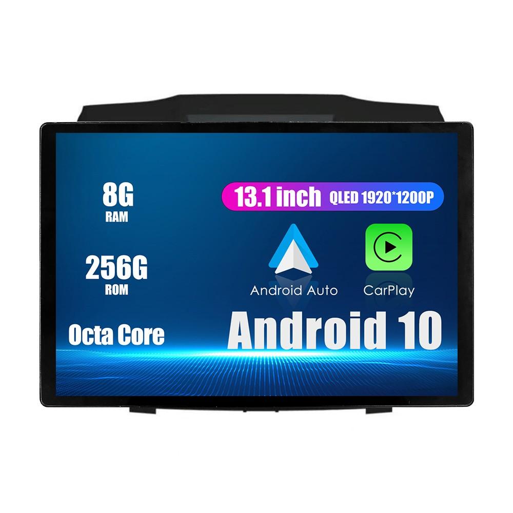 Android Radio 13,1" bilstereo navigasjonshovedenhet Multimediaspiller GPS for Isuzu D-Max 15-19 Mu-X 15-17, hvis aktuelt