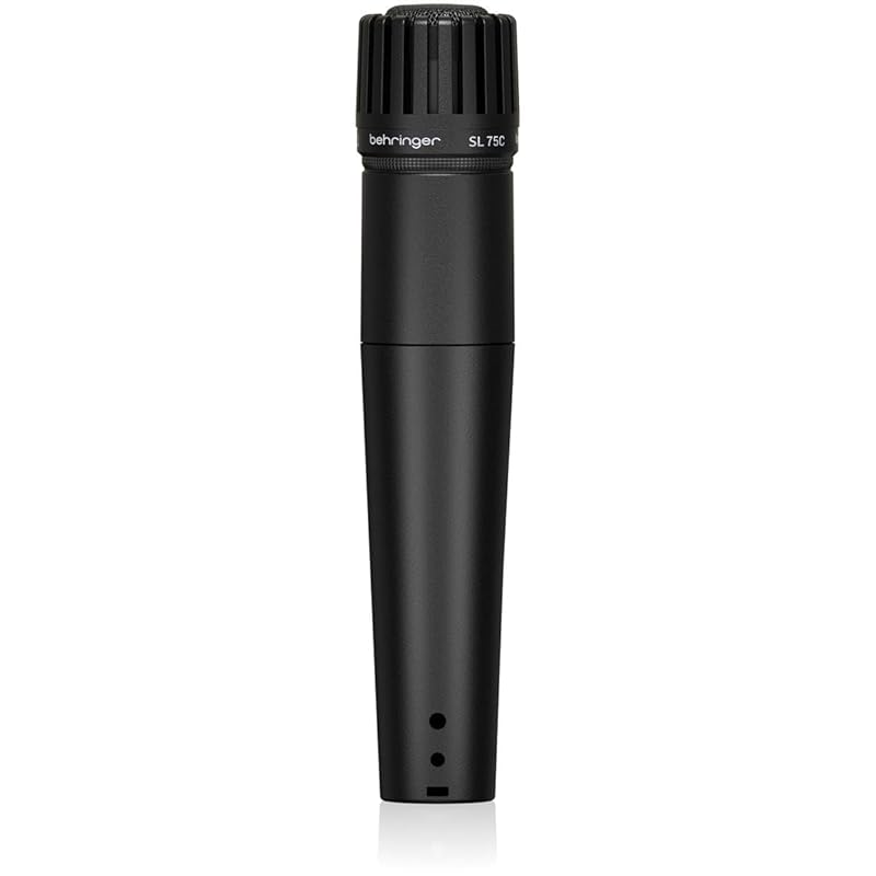 

Behringer Behringer dynamic microphone Cardioid characteristics carrying case Includes microphone stand adapter SL 75C black