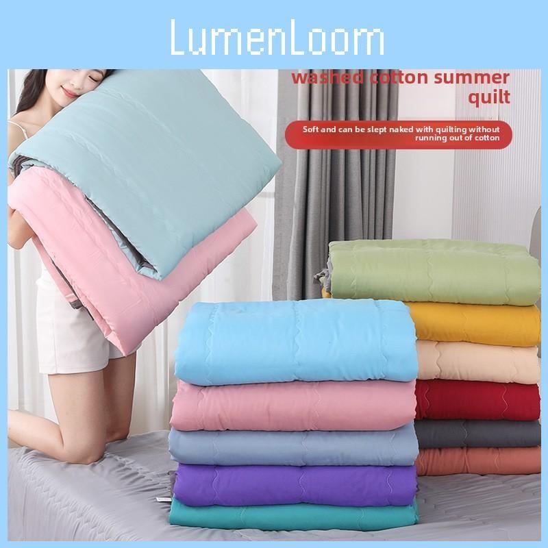 Water Wash Cotton Comforter For Single And Double Beds With Easy Maintenance