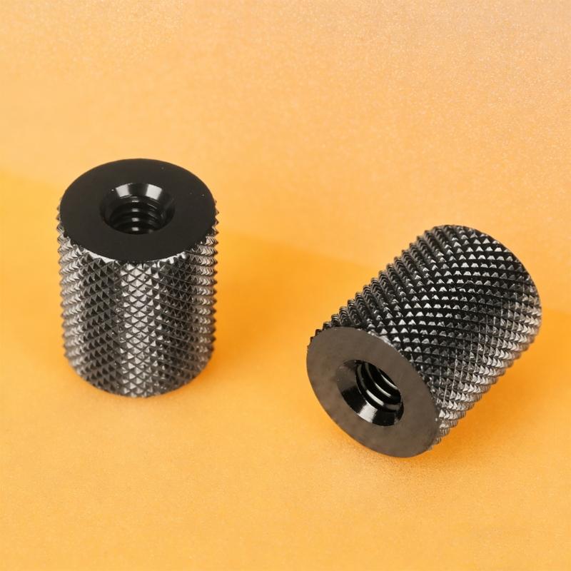 Aluminum 1/4inch Female To 3/8inch Female Thread Converters For DSLR Camera Microphones Stand Webcam