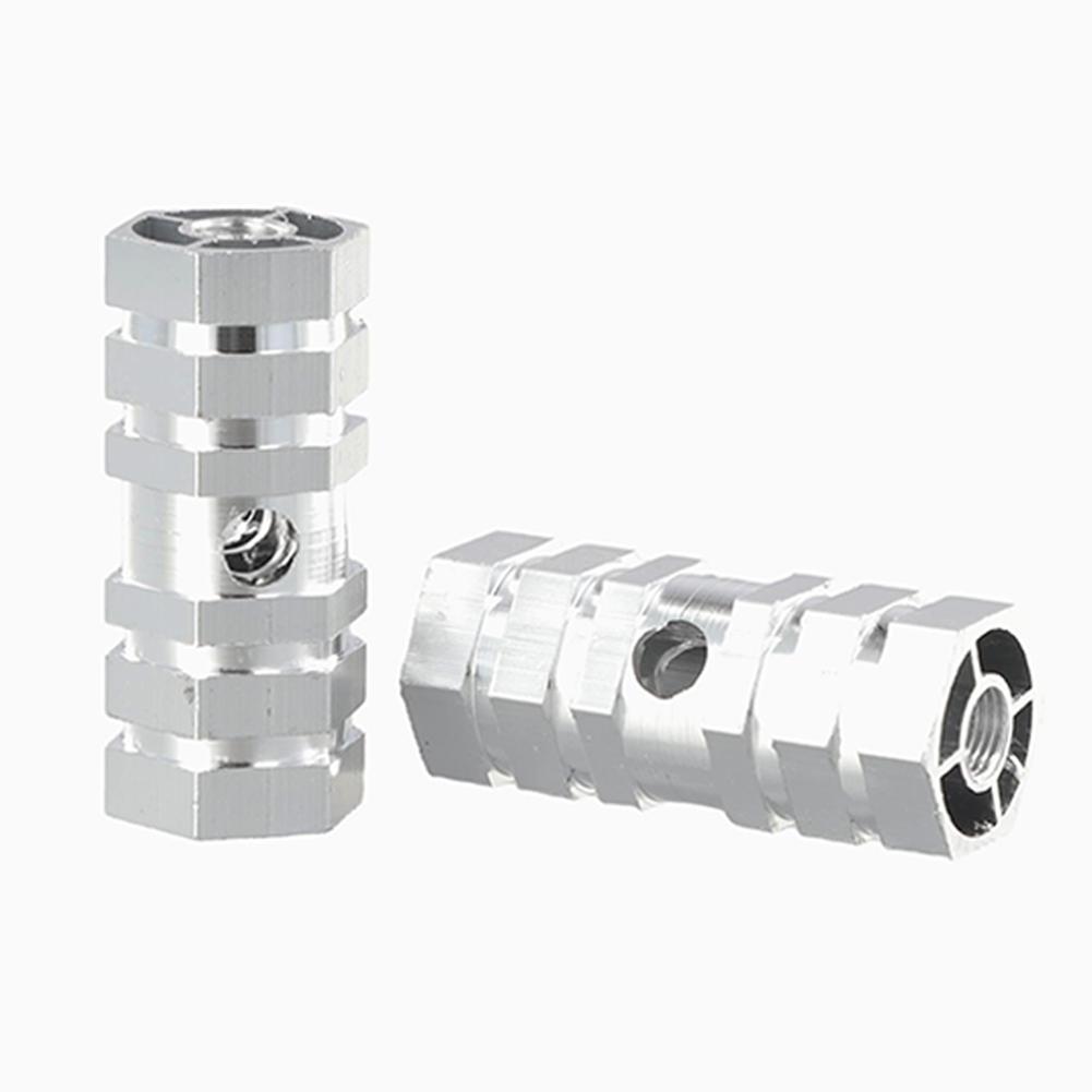 1 Pair Bike Pedals Axle Foot Rest Pegs Aluminum Alloy Bicycle Anti-Slip Cycling Rear Pedals Accessories Bike Mountain BMX F N5F8 6