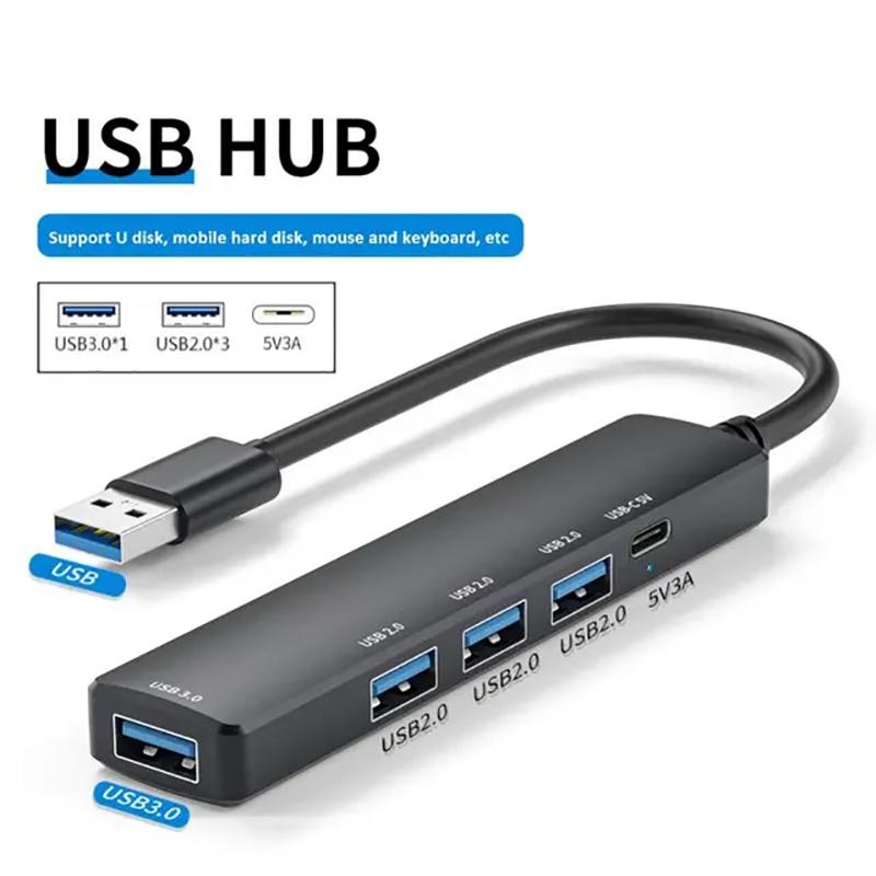 

USB 3.0 HUB PD 100 Вт 4K 30 Гц USB C HUB Multi USB Splitter Адаптер питания USB 3.0 Multiple Expander Для HUAWEI Xiaomi Macbook