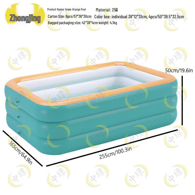 Zhongjing PVC Inflatable Children's Swimming Pool