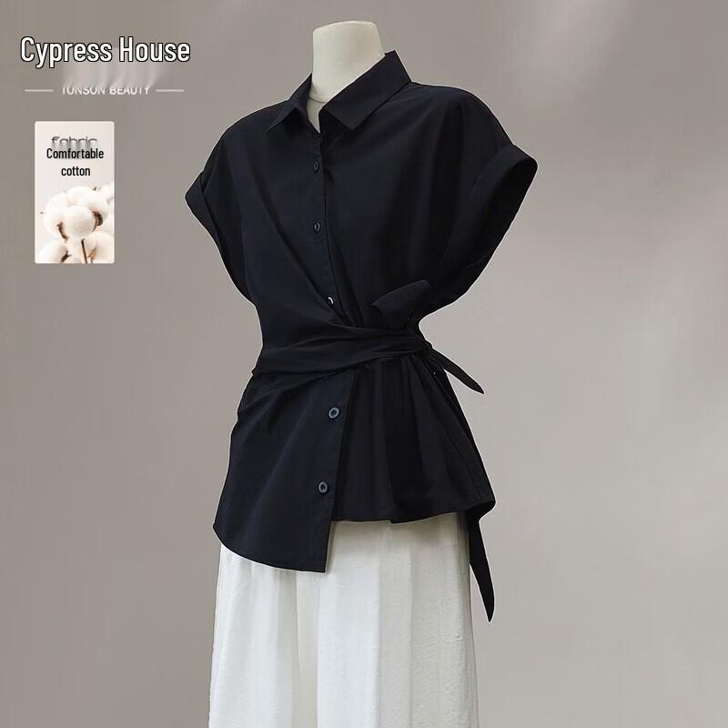 Sibaiche Women s Lapel Solid Slim Fit Shirt M