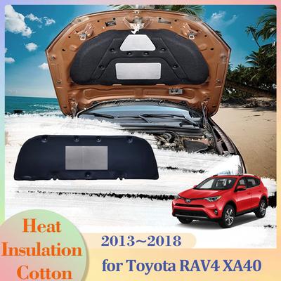 Pour Toyota RAV4 XA40 2013~2018 Capot Moteur Coffre de Voiture Coussin d'Isolation Coton Couvercle Insonorisé Tapis Chauffant Accessoires 2014 2015 2016