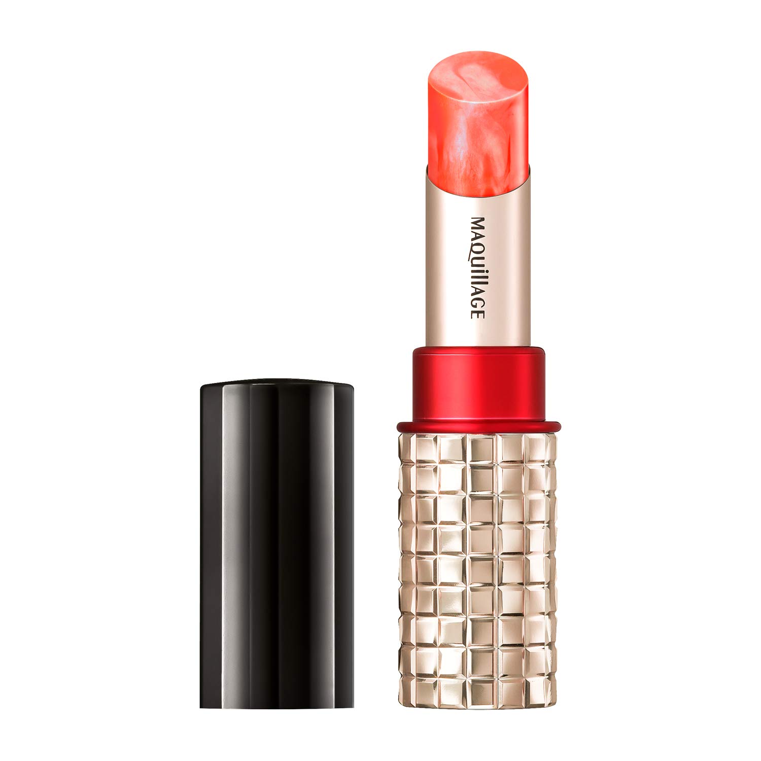 

Maquillage Dramatic Rouge EX Sparkling Fruit Color Lipstick Великолепный и женственный аромат OR435 Абрикос Мята 3,9 г