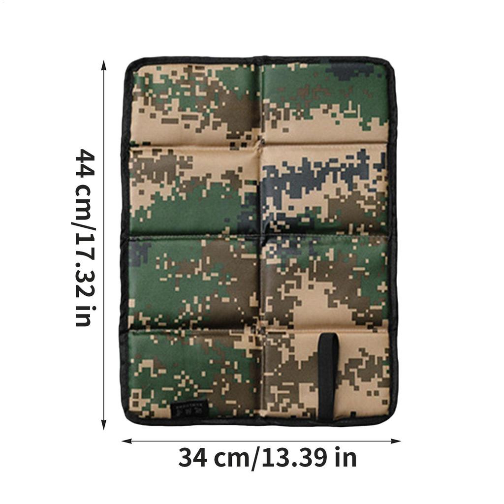 Sit Pads For Backpacking Camping Seat Cushion Large Waterproof Foldable Insulated Sponge Mat With Bag For Fishing Walking Beach