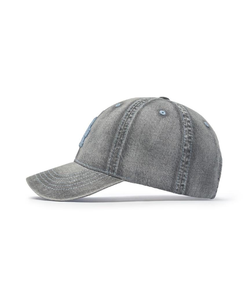 Emelbi Basic Denim Unstructured Ball Cap La (Charcoal Grey)