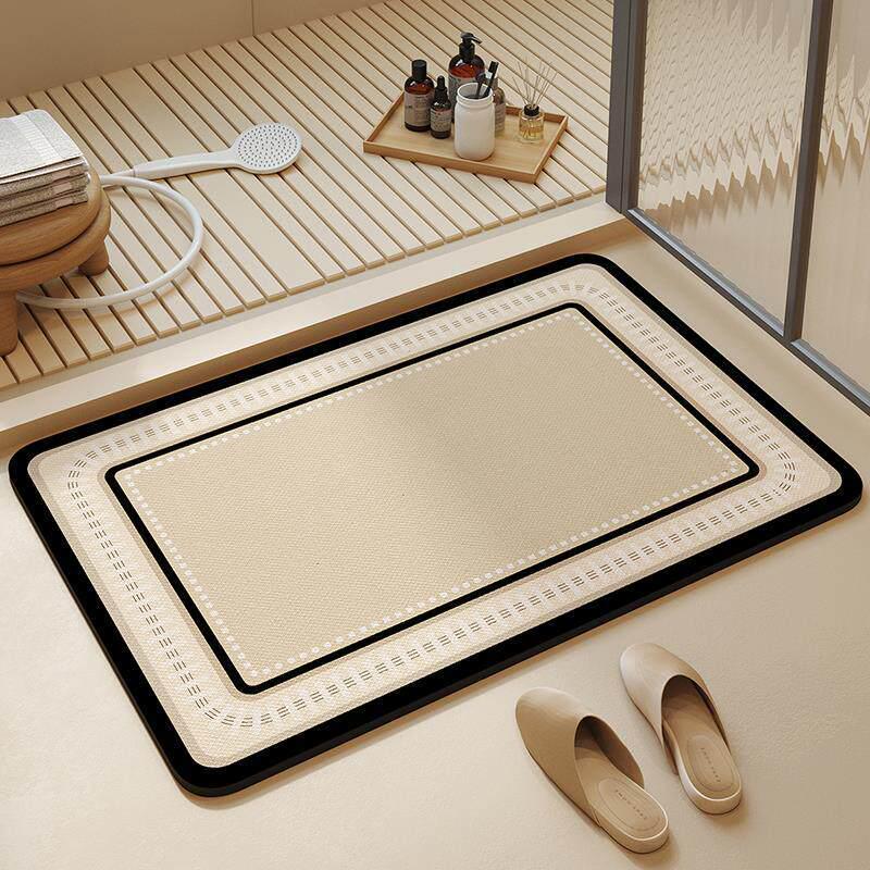 Cute Little Bear Anti-slip Diatom Mud Bathroom Mat - Water Absorbing Floor & Shower Foot Mat