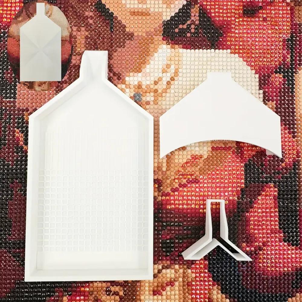 Embroidery Diamond Painting Tray Kits DIY Craft Drill Storage Box  for Nail Art