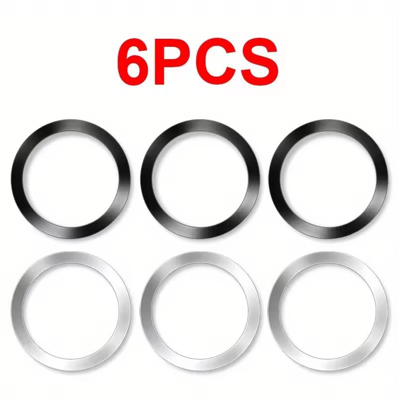 Universal Metal Rings Sticker for Magsafe Magnetic Wireless Charger for iPhone Samsung Xiaomi Car Phone Charger Plate Iron Sheet