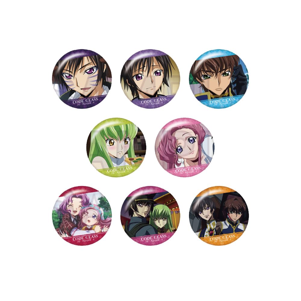 

Код Geass: Леллуш Восставший: Торговые голографические значки сценами, коробка из 8 штук