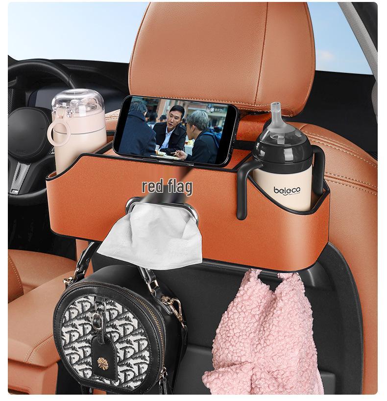 Versatile Hongqi Car Seat Back Organizer with Multi-Pocket Storage