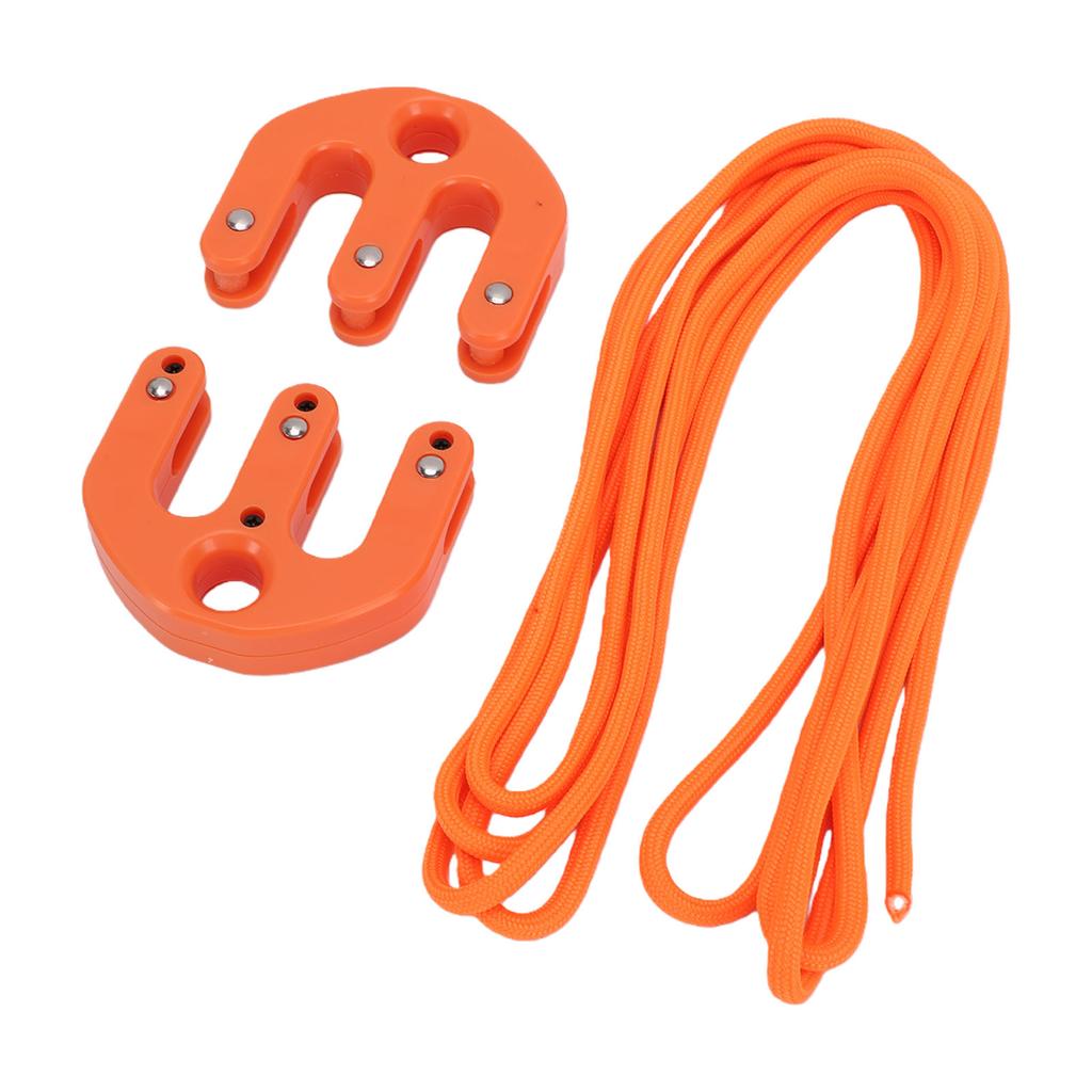 Sistema di Paranco a Blocco e Puleggia Leggero Portatile Mini Tascabile Attrezzatura Raven Piccolo Sistema di Paranco a Blocco e Puleggia