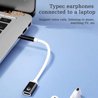 3.5MM Male To Female Type C Audio Cable Headphone Adapter for Mp3 Player Laptop Tablets Noise Cancelling Lossless Audio Headset Adapter