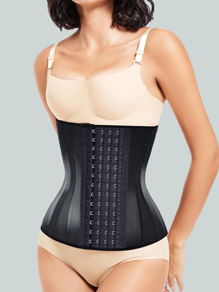 Latex Waist Trainer Corset with Tummy Control and 25 Steel Bones