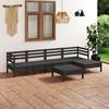 VidaXL Solid Pine Wood Garden Lounge Set 6 Pcs Patio Furniture Terrace Furniture Set Outdoor Furniture 3082686